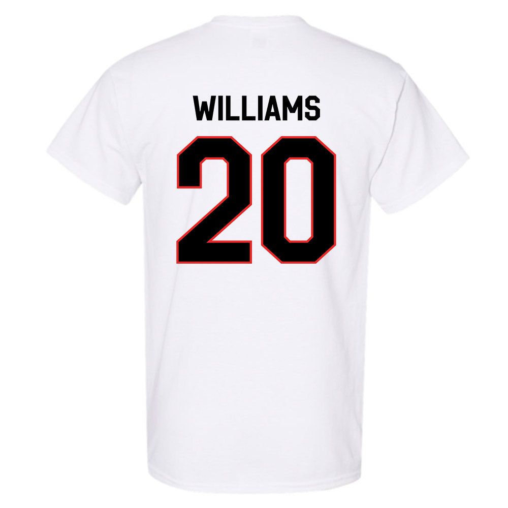 Texas Tech - NCAA Football : Jkoby Williams - Classic Shersey T-Shirt-1