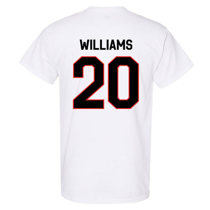 Texas Tech - NCAA Football : Jkoby Williams - Classic Shersey T-Shirt-1