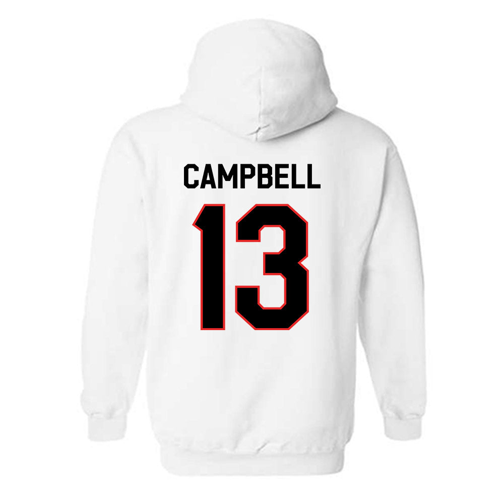 Texas Tech - NCAA Football : Chase Campbell - Classic Shersey Hooded Sweatshirt-1