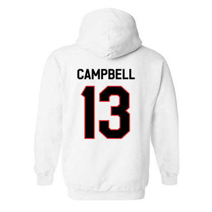 Texas Tech - NCAA Football : Chase Campbell - Classic Shersey Hooded Sweatshirt-1
