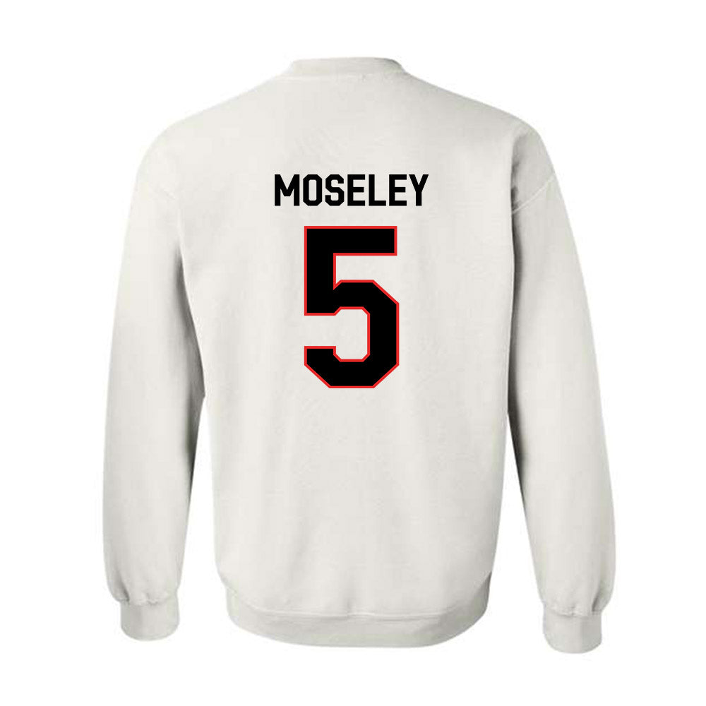 Texas Tech - NCAA Men's Basketball : Josiah Moseley - Classic Shersey Crewneck Sweatshirt-1