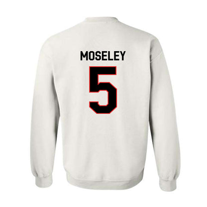 Texas Tech - NCAA Men's Basketball : Josiah Moseley - Classic Shersey Crewneck Sweatshirt-1