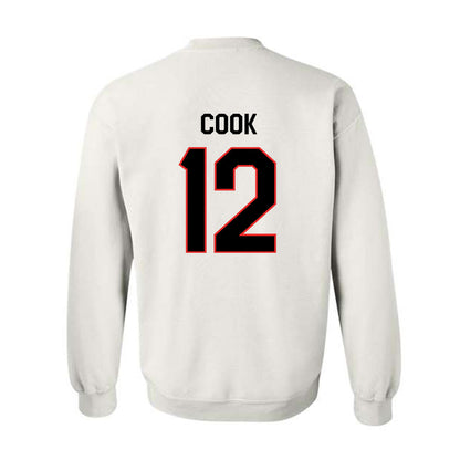 Texas Tech - NCAA Women's Volleyball : Taylor Cook - Classic Shersey Crewneck Sweatshirt-1