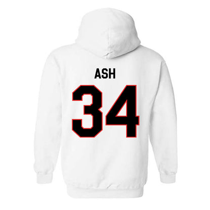 Texas Tech - NCAA Football : Jude Ash - Classic Shersey Hooded Sweatshirt-1