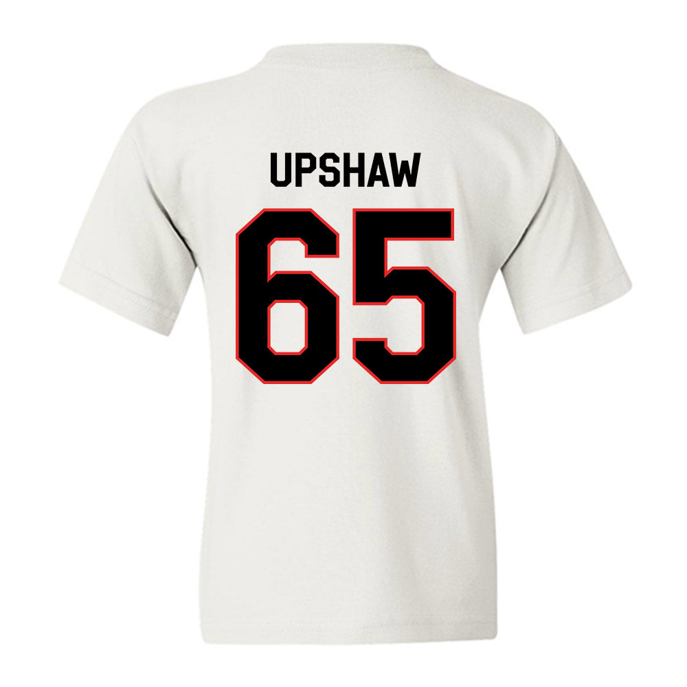 Texas Tech - NCAA Football : Danthis Upshaw - Classic Shersey Youth T-Shirt-1