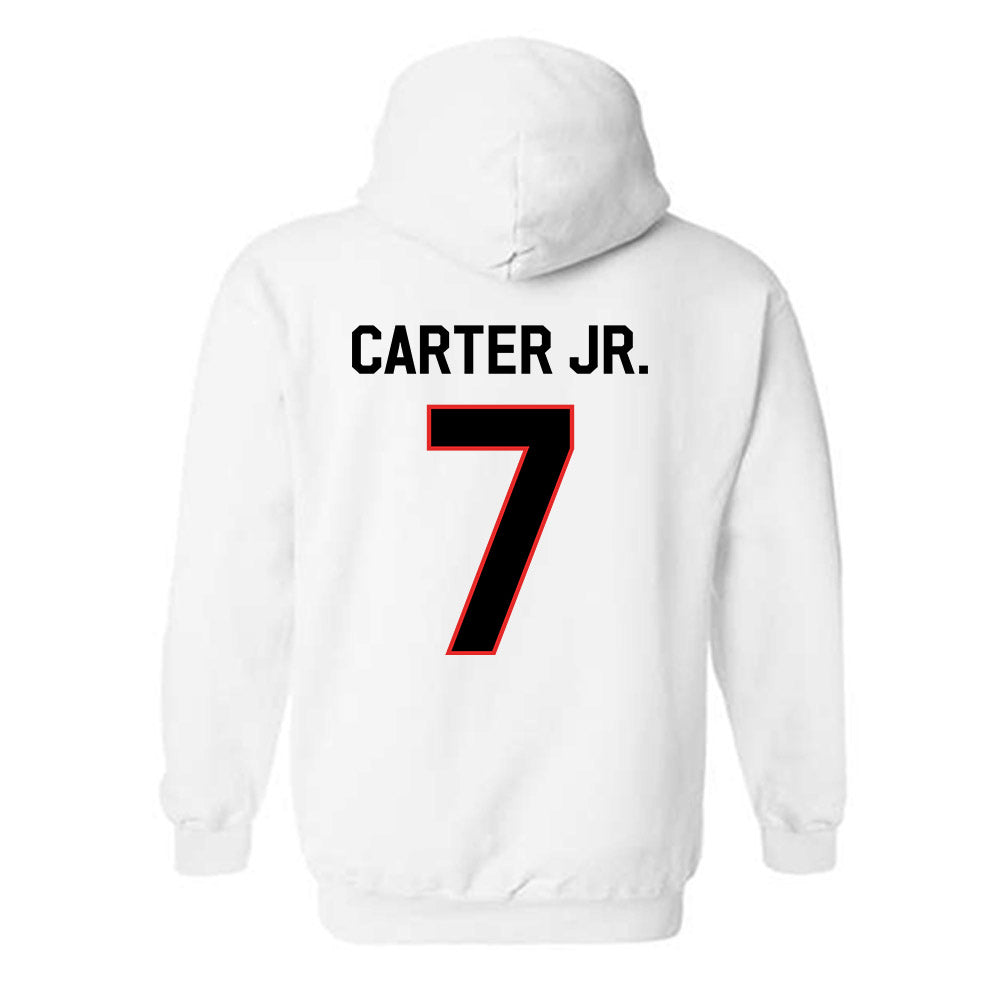 Texas Tech - NCAA Football : Terrance Carter Jr. - Classic Shersey Hooded Sweatshirt-1