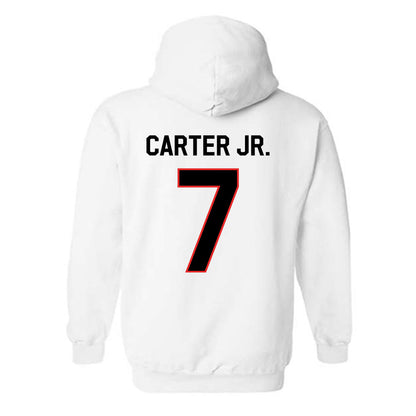 Texas Tech - NCAA Football : Terrance Carter Jr. - Classic Shersey Hooded Sweatshirt-1