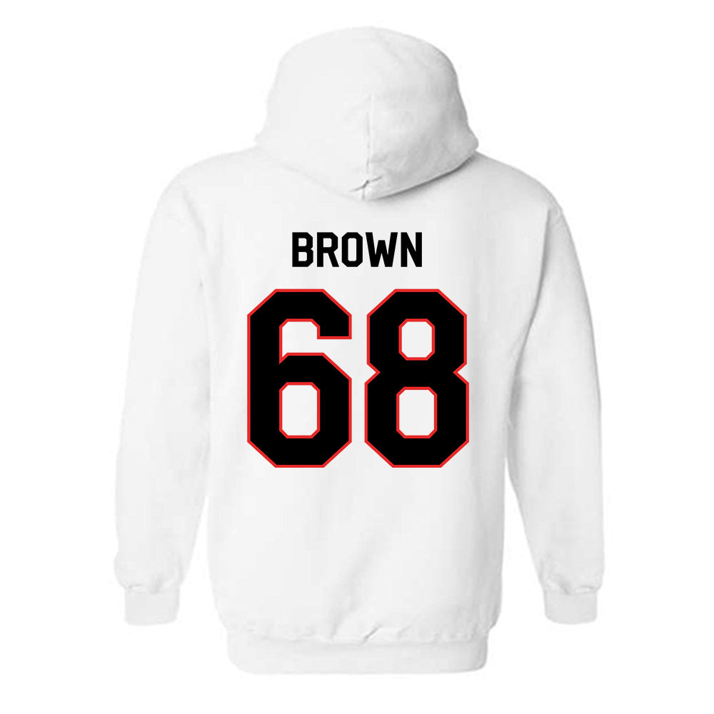 Texas Tech - NCAA Football : Ren Brown - Classic Shersey Hooded Sweatshirt-1