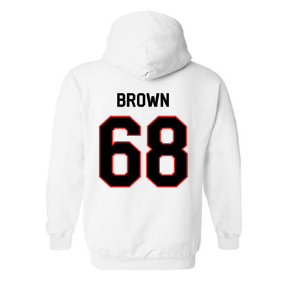Texas Tech - NCAA Football : Ren Brown - Classic Shersey Hooded Sweatshirt-1