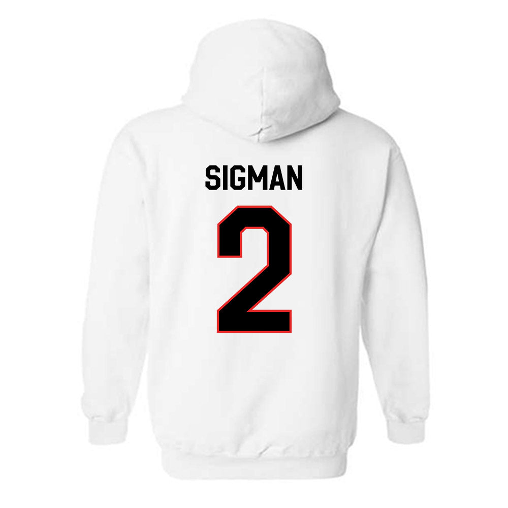 Texas Tech - NCAA Women's Volleyball : Gretchen Sigman - Classic Shersey Hooded Sweatshirt-1