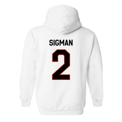 Texas Tech - NCAA Women's Volleyball : Gretchen Sigman - Classic Shersey Hooded Sweatshirt-1