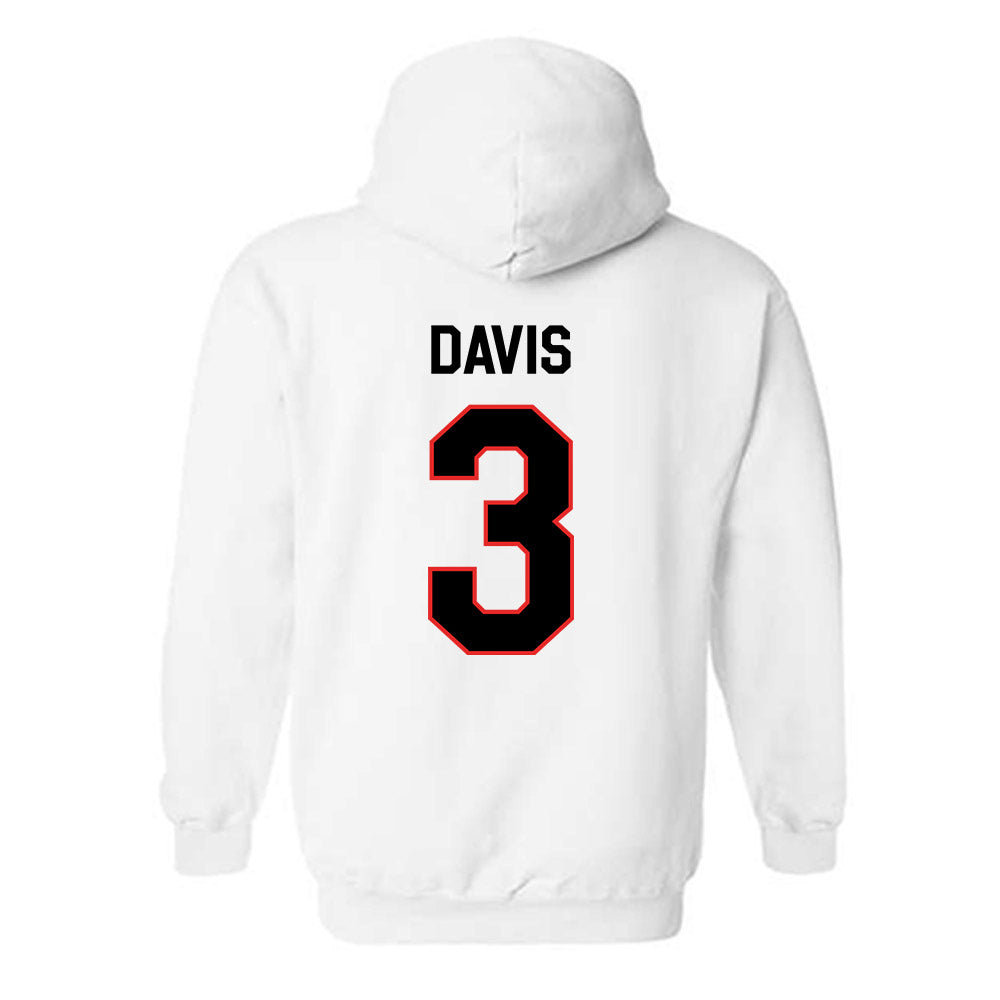 Texas Tech - NCAA Men's Basketball : Cruz Davis - Classic Shersey Hooded Sweatshirt-1