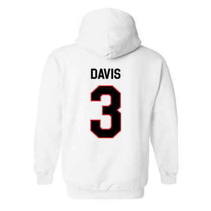 Texas Tech - NCAA Men's Basketball : Cruz Davis - Classic Shersey Hooded Sweatshirt-1