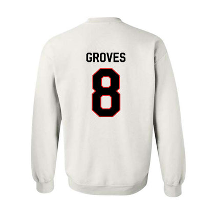Texas Tech - NCAA Men's Basketball : Nolan Groves - Classic Shersey Crewneck Sweatshirt-1