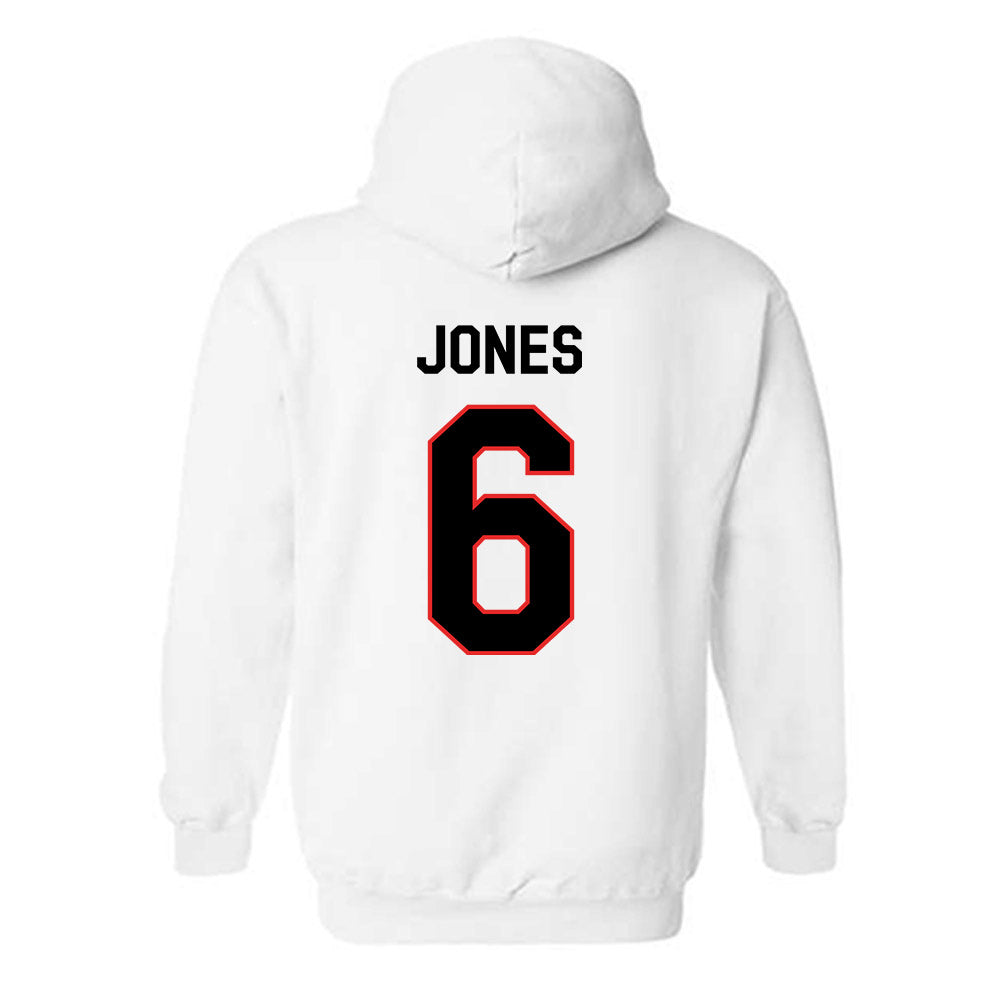 Texas Tech - NCAA Football : Jalen Jones - Classic Shersey Hooded Sweatshirt-1