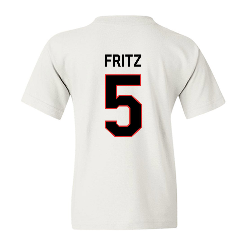 Texas Tech - NCAA Women's Basketball : Denae Fritz - Classic Shersey Youth T-Shirt-1