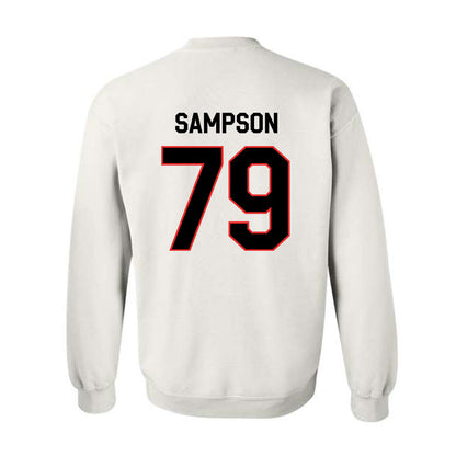 Texas Tech - NCAA Football : Howard Sampson - Classic Shersey Crewneck Sweatshirt-1