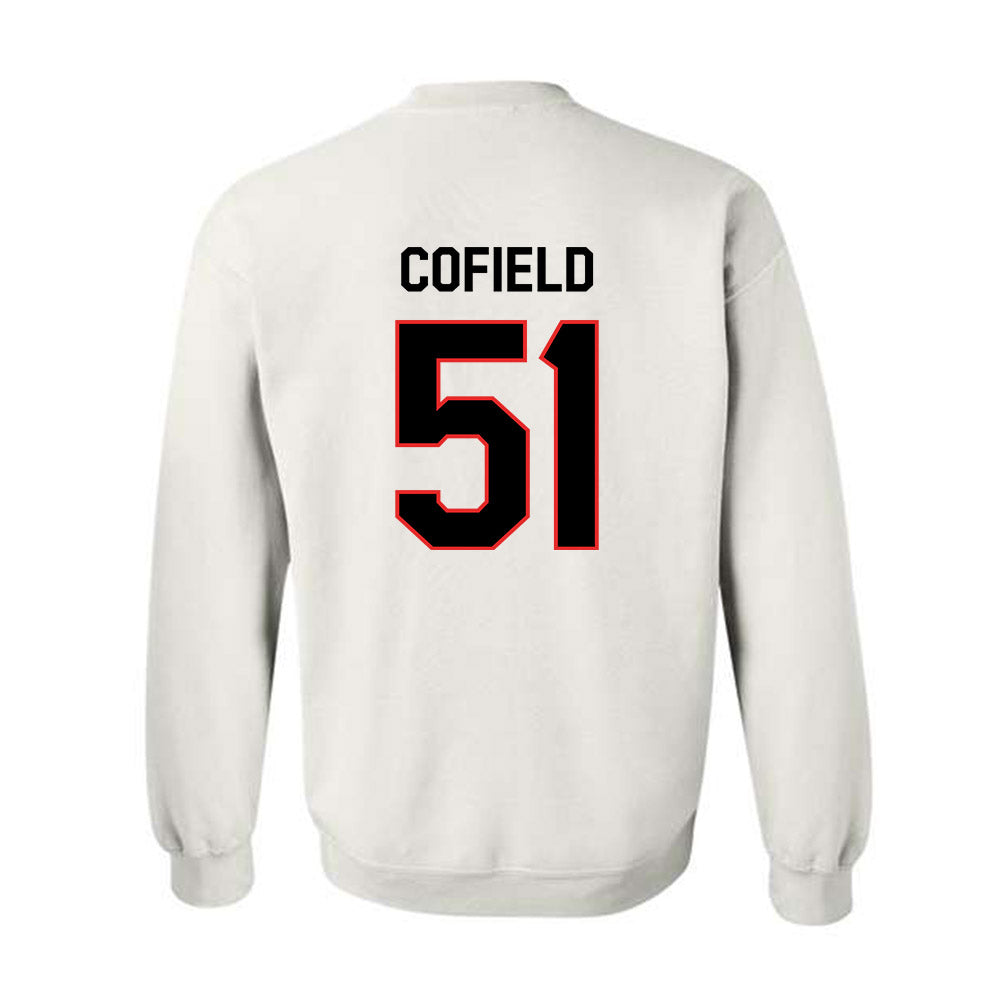 Texas Tech - NCAA Football : Jayden Cofield - Classic Shersey Crewneck Sweatshirt-1