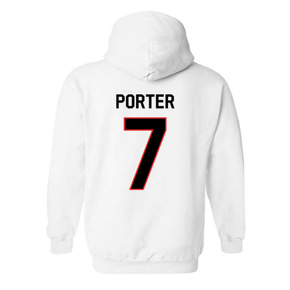 Texas Tech - NCAA Baseball : Hollis Porter - Classic Shersey Hooded Sweatshirt-1