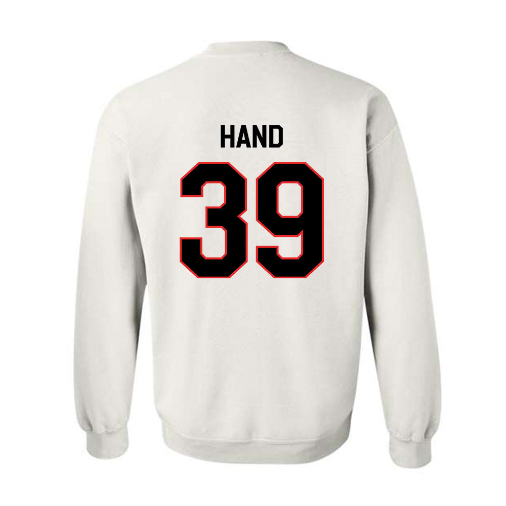 Texas Tech - NCAA Football : Jacob Hand - Classic Shersey Crewneck Sweatshirt-1