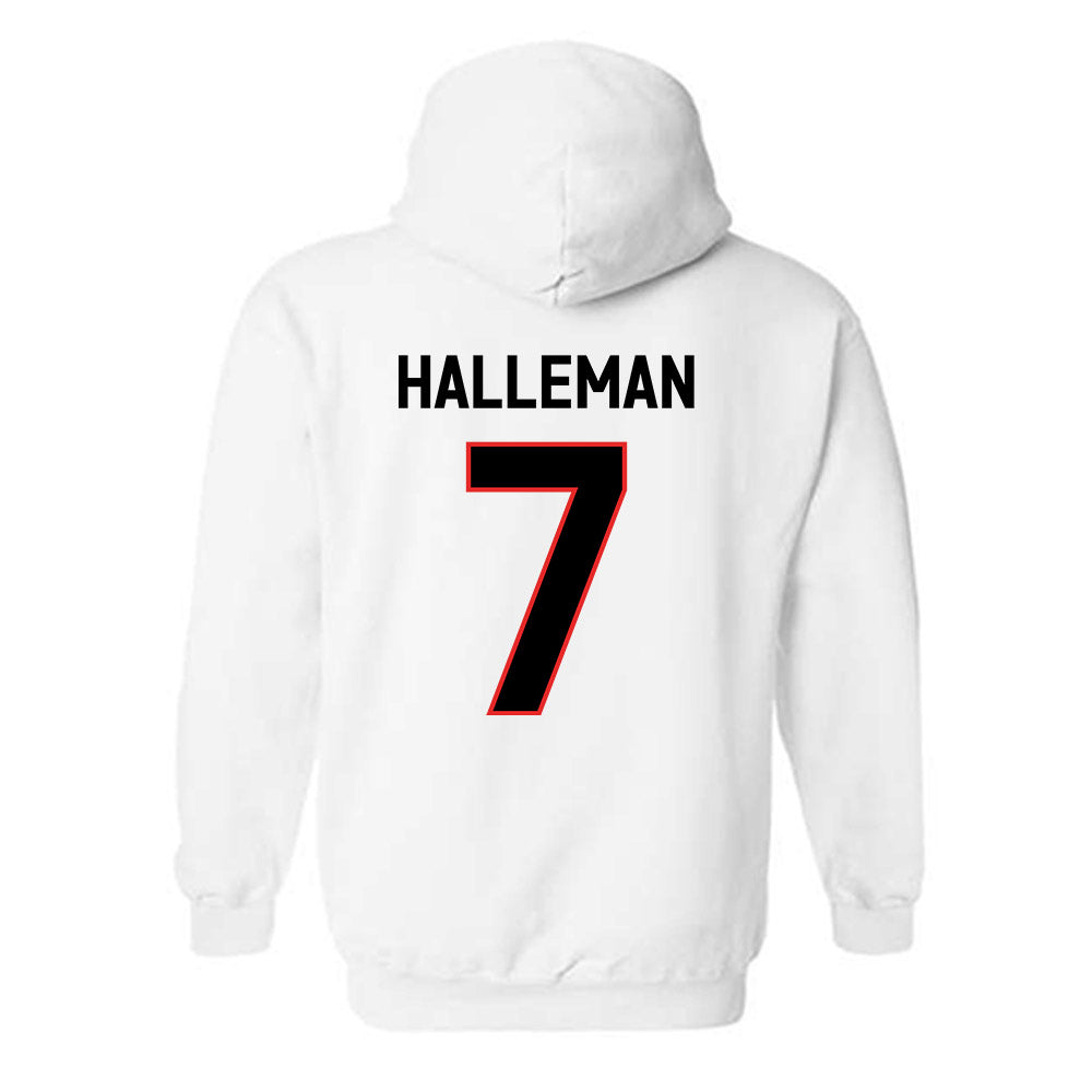 Texas Tech - NCAA Softball : Logan Halleman - Classic Shersey Hooded Sweatshirt-1
