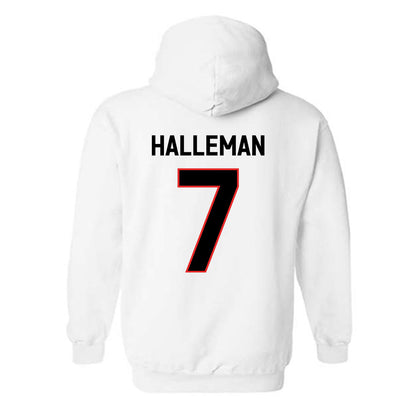 Texas Tech - NCAA Softball : Logan Halleman - Classic Shersey Hooded Sweatshirt-1