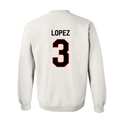 Texas Tech - NCAA Baseball : Tracer Lopez - Classic Shersey Crewneck Sweatshirt-1