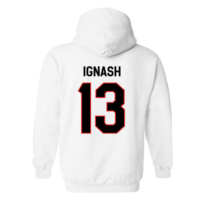 Texas Tech - NCAA Women's Volleyball : Shelby Ignash - Classic Shersey Hooded Sweatshirt-1