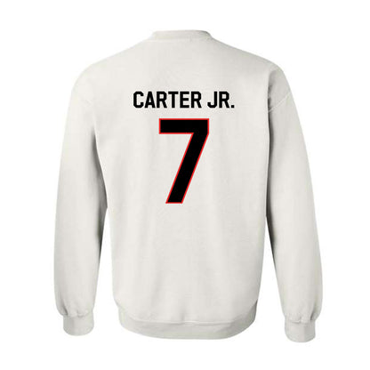 Texas Tech - NCAA Football : Terrance Carter Jr. - Classic Shersey Crewneck Sweatshirt-1