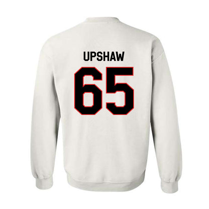 Texas Tech - NCAA Football : Danthis Upshaw - Classic Shersey Crewneck Sweatshirt-1