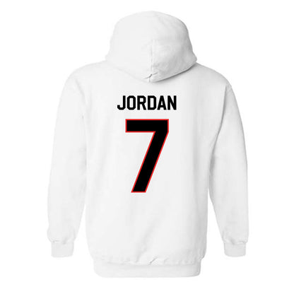Texas Tech - NCAA Football : Brenden Jordan - Classic Shersey Hooded Sweatshirt-1