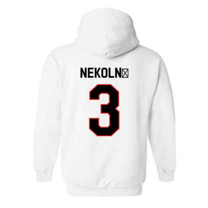 Texas Tech - NCAA Women's Basketball : Julie Nekoln� - Classic Shersey Hooded Sweatshirt-1