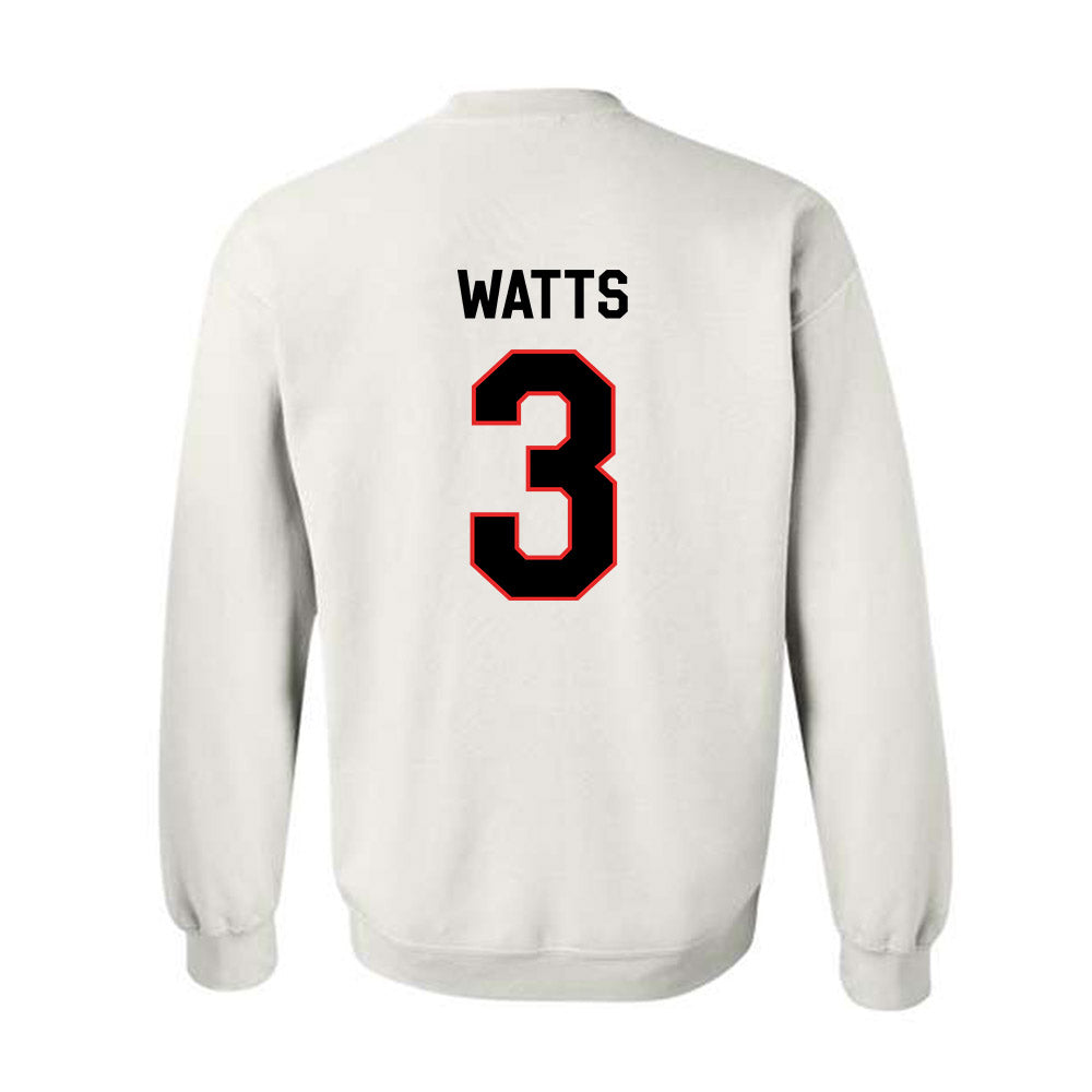 Texas Tech - NCAA Men's Basketball : Lejuan Watts - Classic Shersey Crewneck Sweatshirt-1