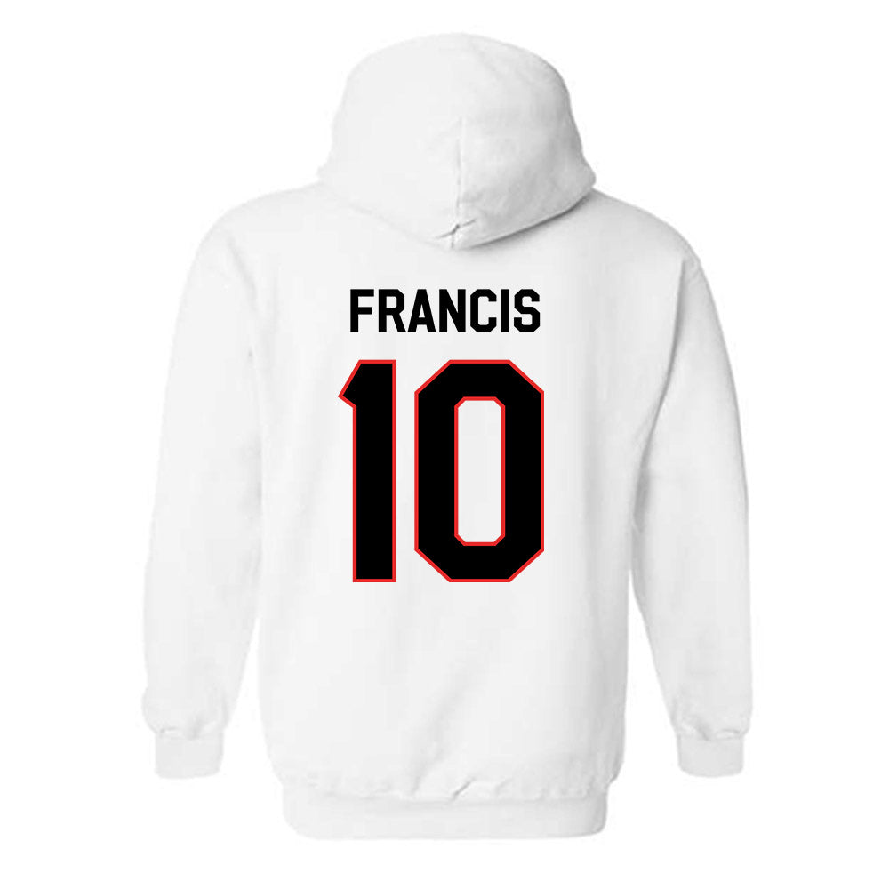 Texas Tech - NCAA Men's Basketball : Jack Francis Francis - Classic Shersey Hooded Sweatshirt-1