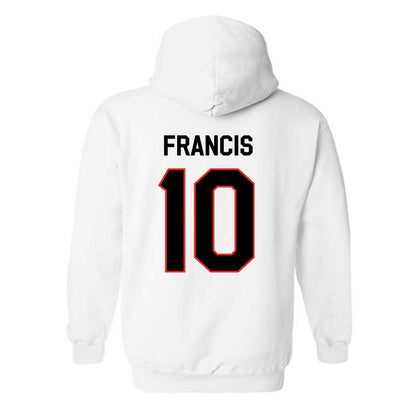 Texas Tech - NCAA Men's Basketball : Jack Francis Francis - Classic Shersey Hooded Sweatshirt-1