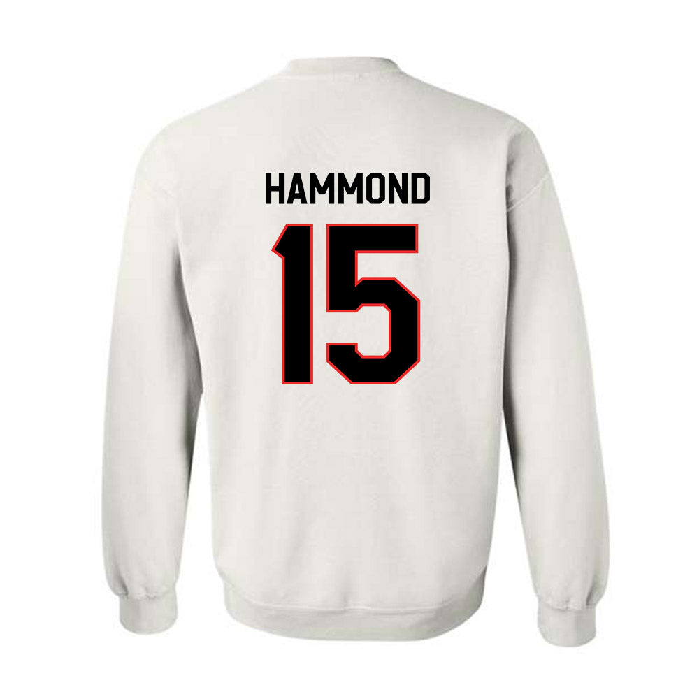 Texas Tech - NCAA Football : Will Hammond - Classic Shersey Crewneck Sweatshirt-1