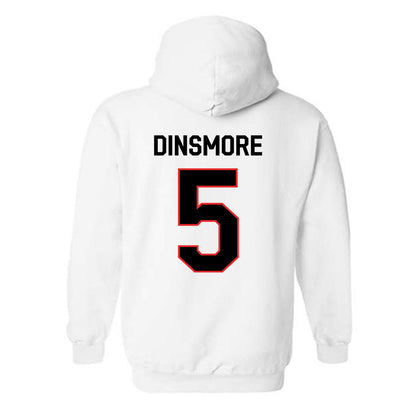 Texas Tech - NCAA Women's Volleyball : Elia Dinsmore - Classic Shersey Hooded Sweatshirt-1