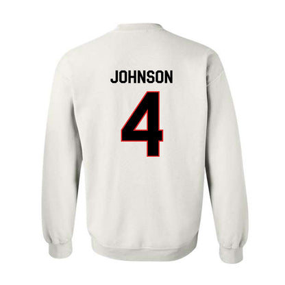 Texas Tech - NCAA Football : Kenny Johnson - Classic Shersey Crewneck Sweatshirt-1