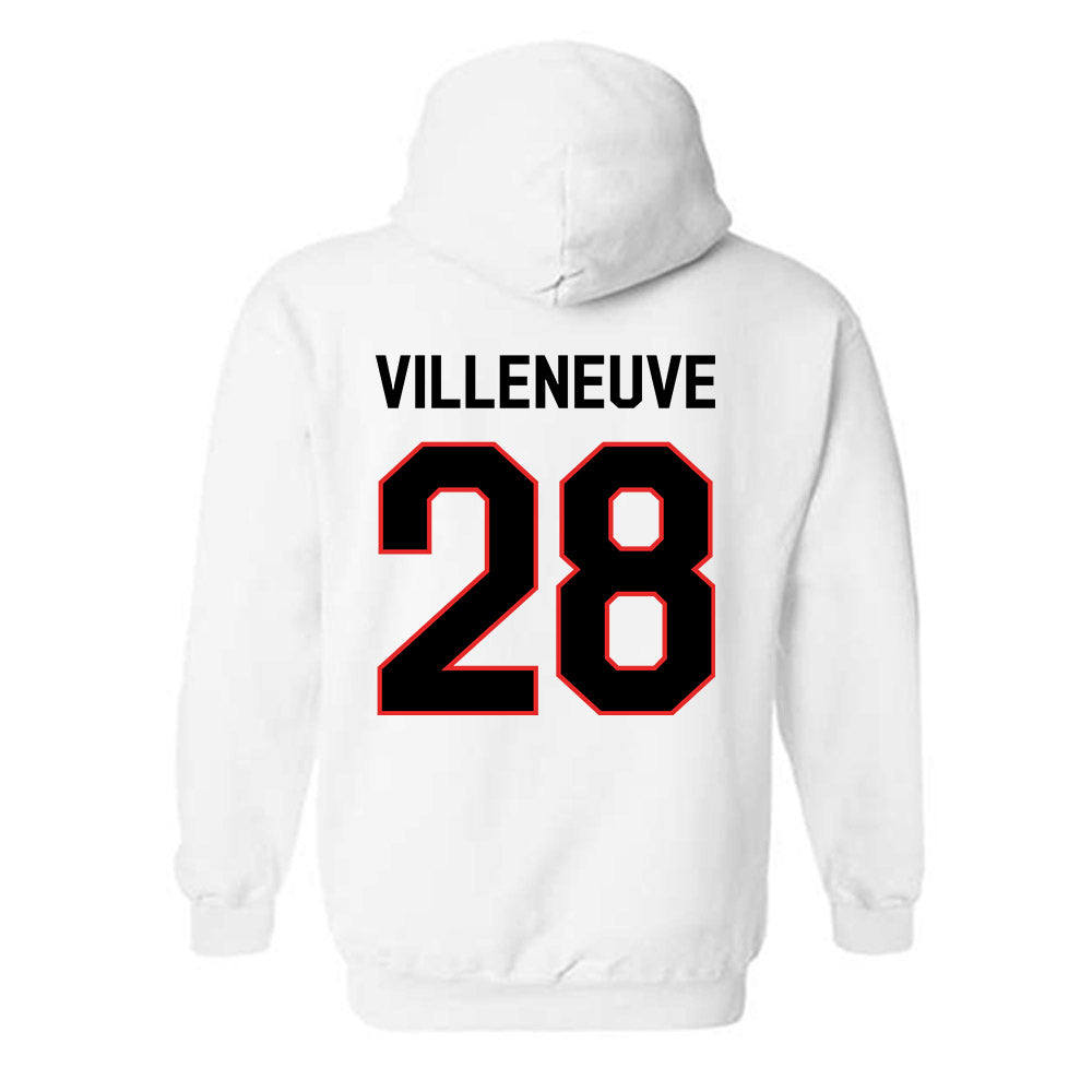Texas Tech - NCAA Baseball : Robin Villeneuve - Classic Shersey Hooded Sweatshirt-1