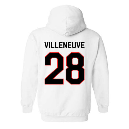 Texas Tech - NCAA Baseball : Robin Villeneuve - Classic Shersey Hooded Sweatshirt-1