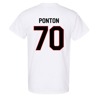 Texas Tech - NCAA Football : Jacob Ponton - Classic Shersey T-Shirt-1