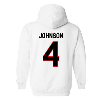 Texas Tech - NCAA Football : Kenny Johnson - Classic Shersey Hooded Sweatshirt-1