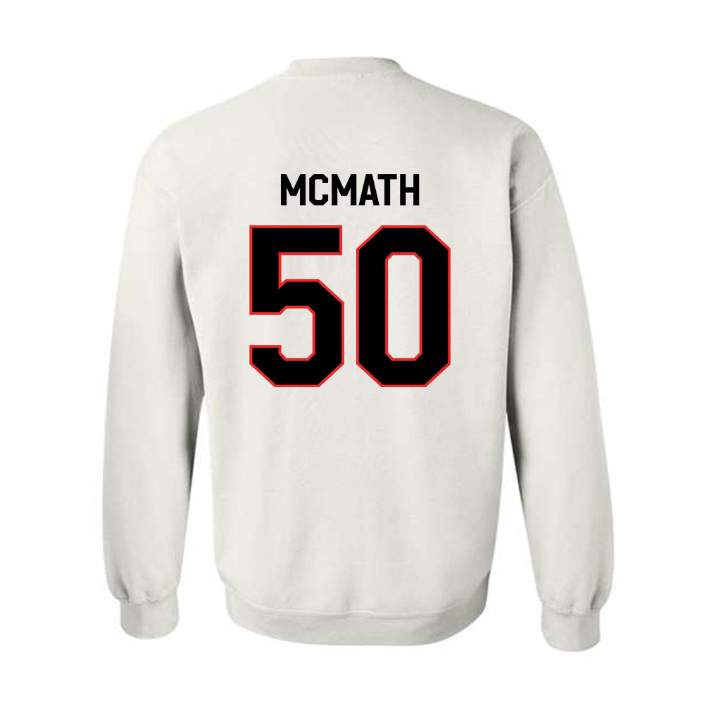 Texas Tech - NCAA Football : Patrick McMath - Classic Shersey Crewneck Sweatshirt-1