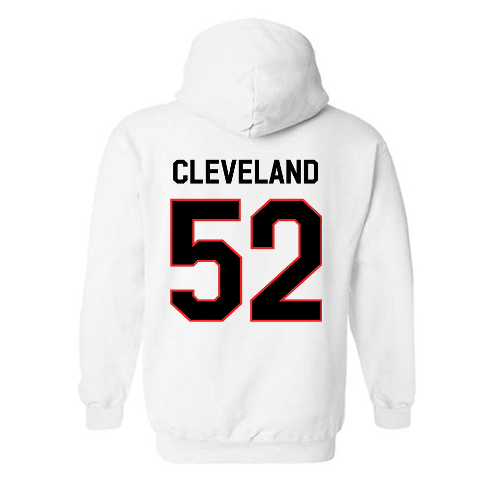 Texas Tech - NCAA Football : Cash Cleveland - Classic Shersey Hooded Sweatshirt-1