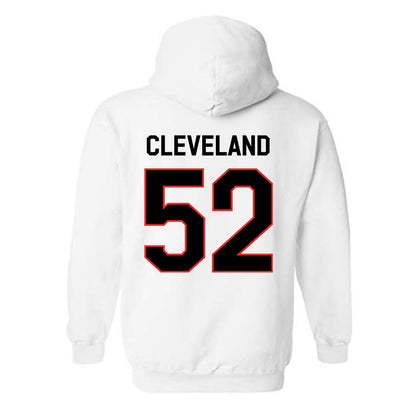 Texas Tech - NCAA Football : Cash Cleveland - Classic Shersey Hooded Sweatshirt-1