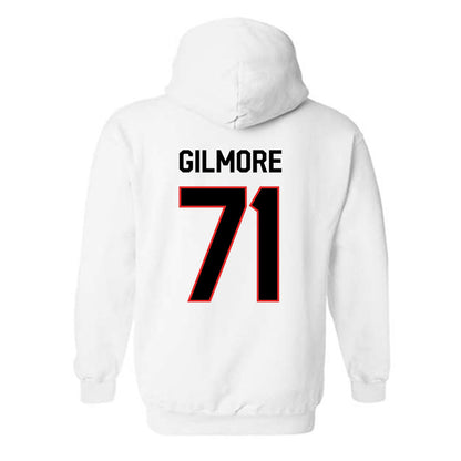 Texas Tech - NCAA Football : Bryce Gilmore - Classic Shersey Hooded Sweatshirt-1