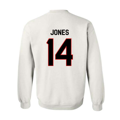 Texas Tech - NCAA Football : Bryson Jones - Classic Shersey Crewneck Sweatshirt-1