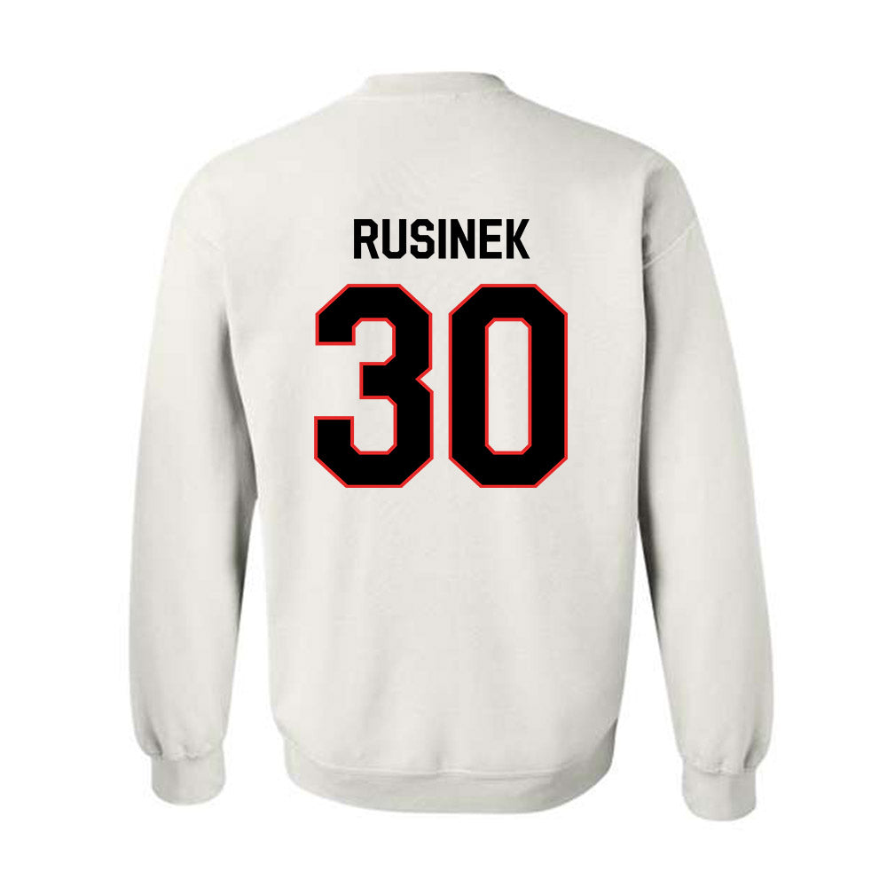 Texas Tech - NCAA Baseball : Jesse Rusinek - Classic Shersey Crewneck Sweatshirt-1