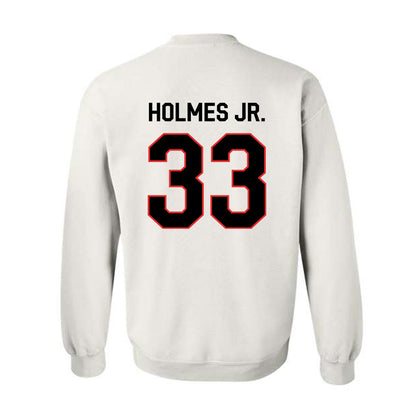 Texas Tech - NCAA Football : A.J. Holmes Jr. - Classic Shersey Crewneck Sweatshirt-1
