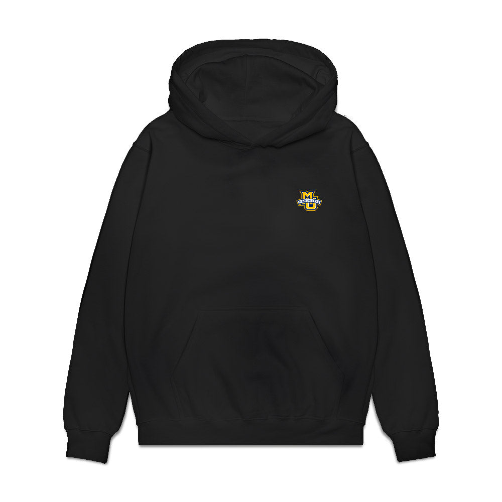 Marquette - NCAA Men's Basketball : - Team Collage Premium Hooded Sweatshirt-0